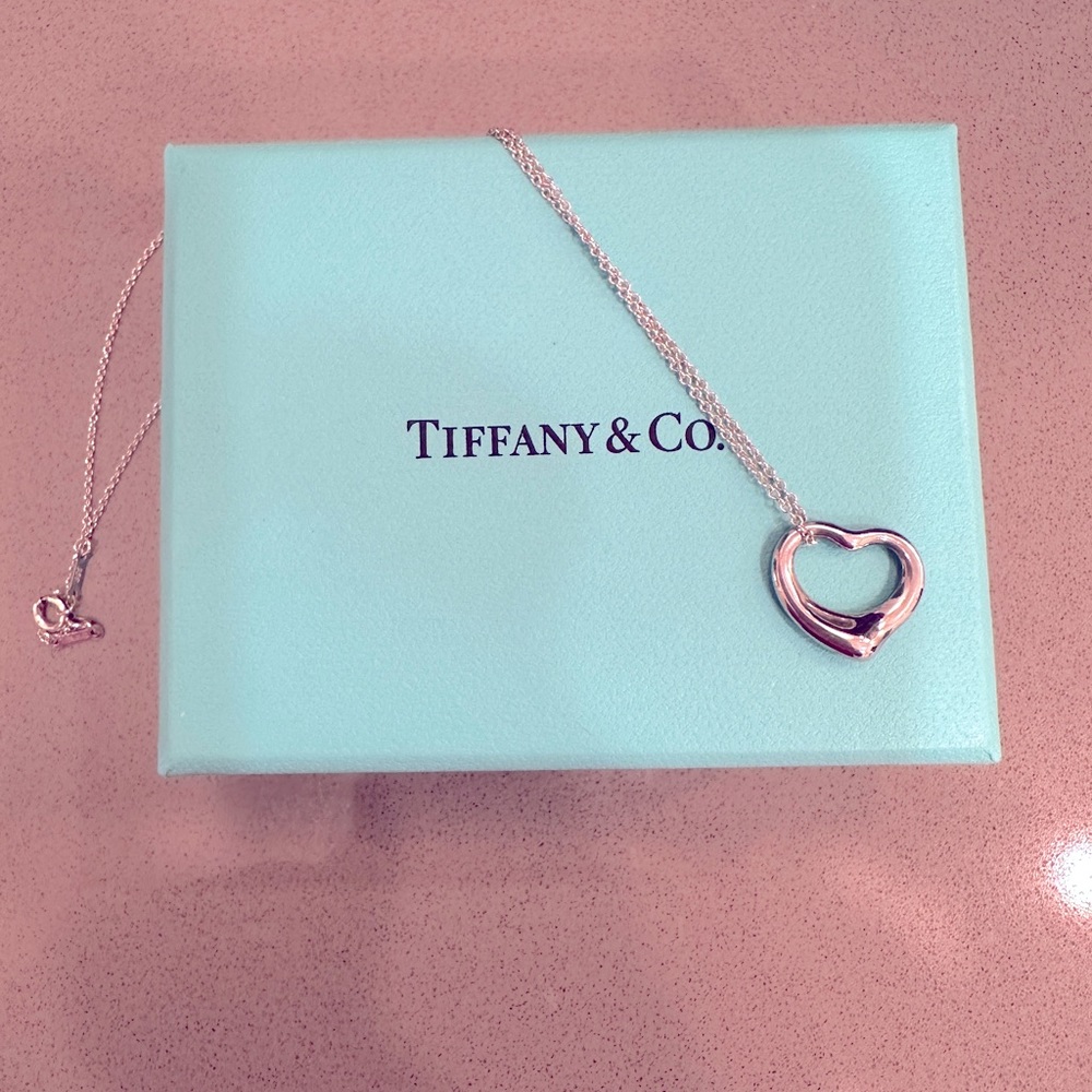 Tiffany & Co Elsa Peretti Open Heart Necklace